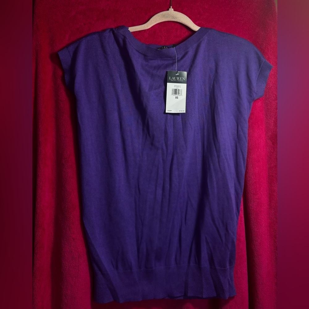 Purple Ralph Lauren Women's Top